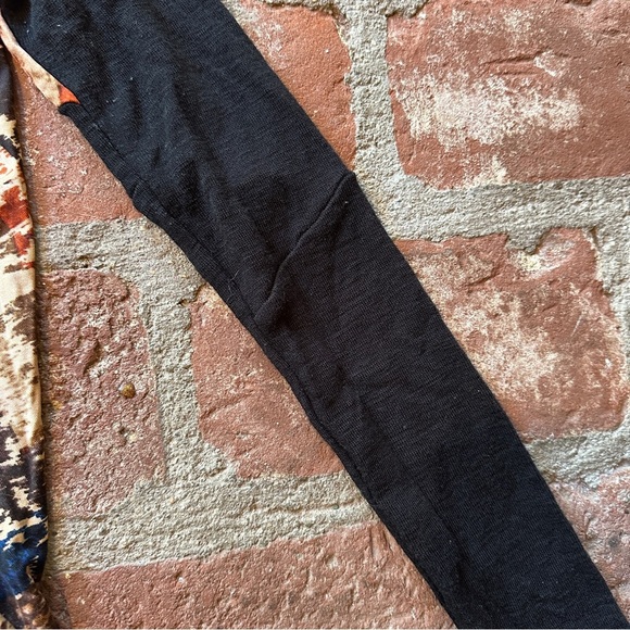 Gary Graham Small Batch Abstract Print Long Sleeve Silk Top - Picture 6 of 12